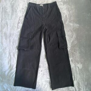 Aritzia Wilfred Free Wide Leg Highwaisted Cargo Pants